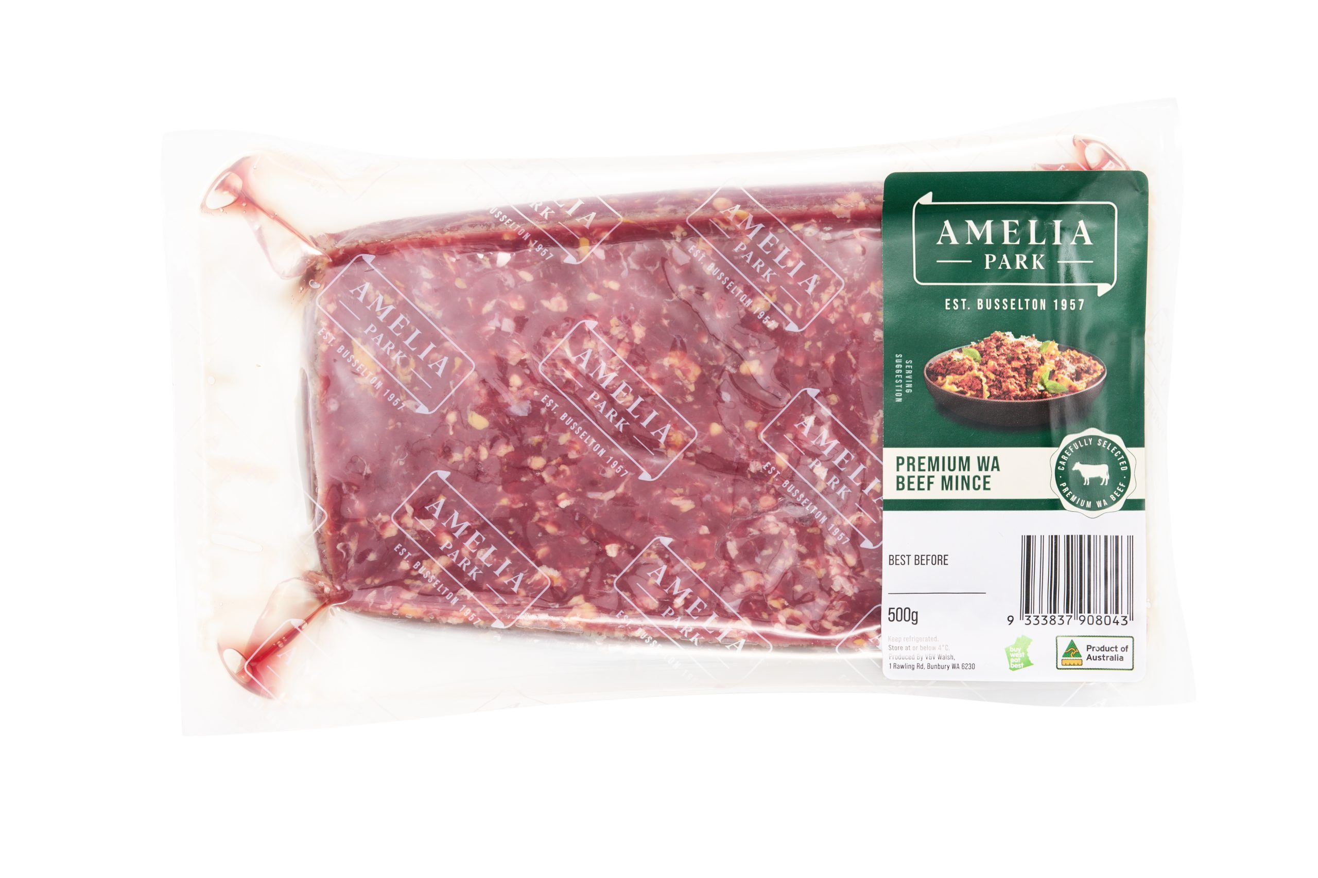 Amelia Park Premium Wa Beef Mince 500g