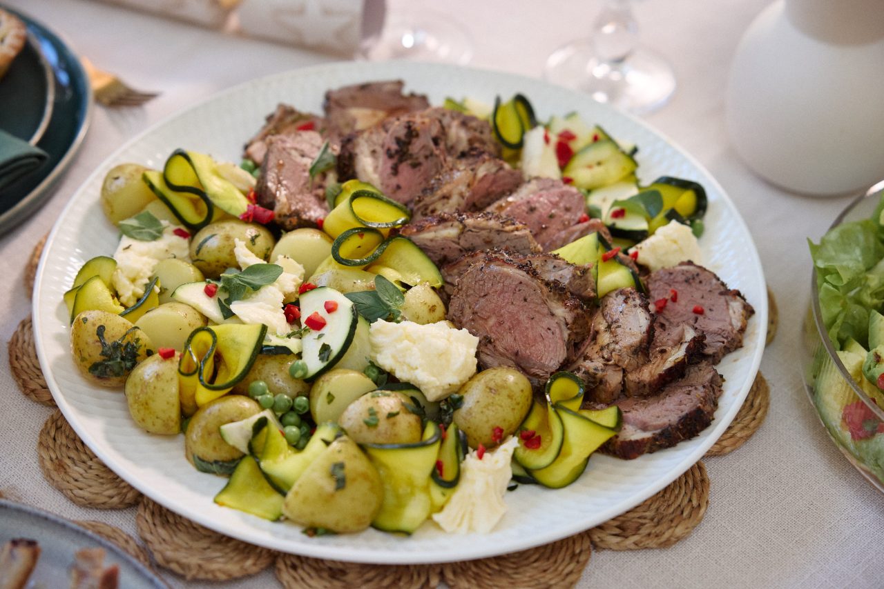 Lemon and Herb Marinated Rump Roast Lamb