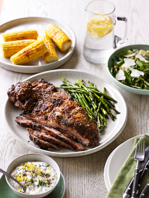 Butterflied Lamb Leg With Lemon And Herb Cream 3
