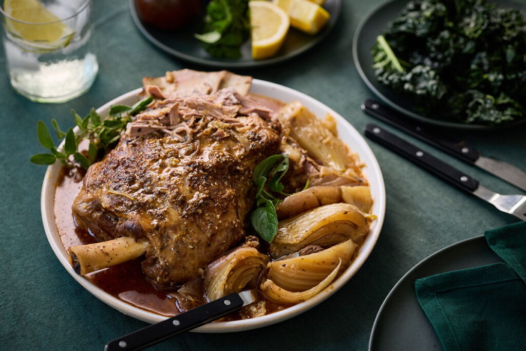 Greek Style Slow Cooked